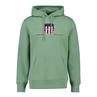 Gant Heren Hoodie 2047082.362 Olijf