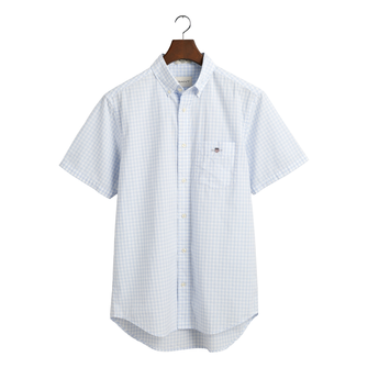 Gant Heren Overhemd 3000121.455 Midden blauw