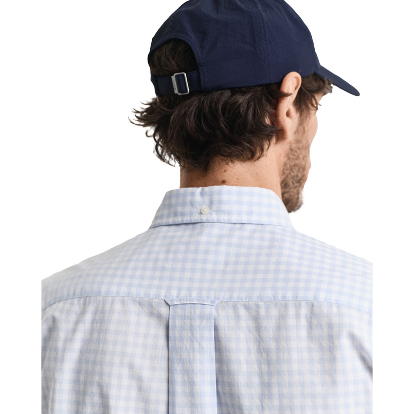 Gant Heren Overhemd 3000121.455 Midden blauw