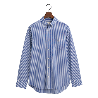Gant Heren Overhemd 3000130.436 Midden blauw