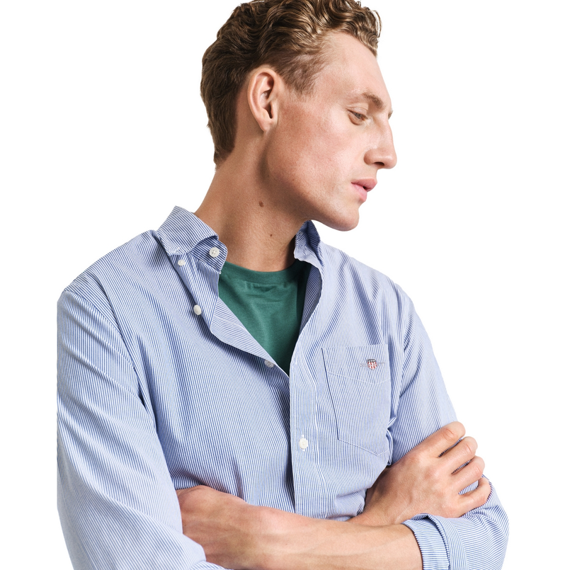 Gant Heren Overhemd 3000140.436 Bleu