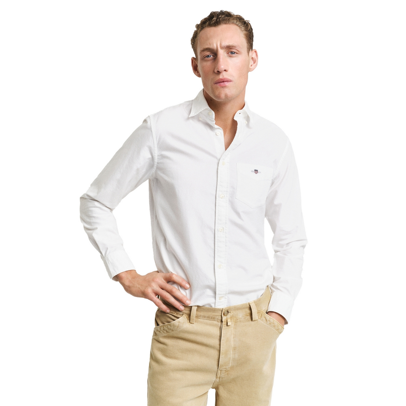 Gant Heren Overhemd 3000200.110 Wit