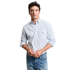 Gant Heren Overhemd 3000230.455 Bleu