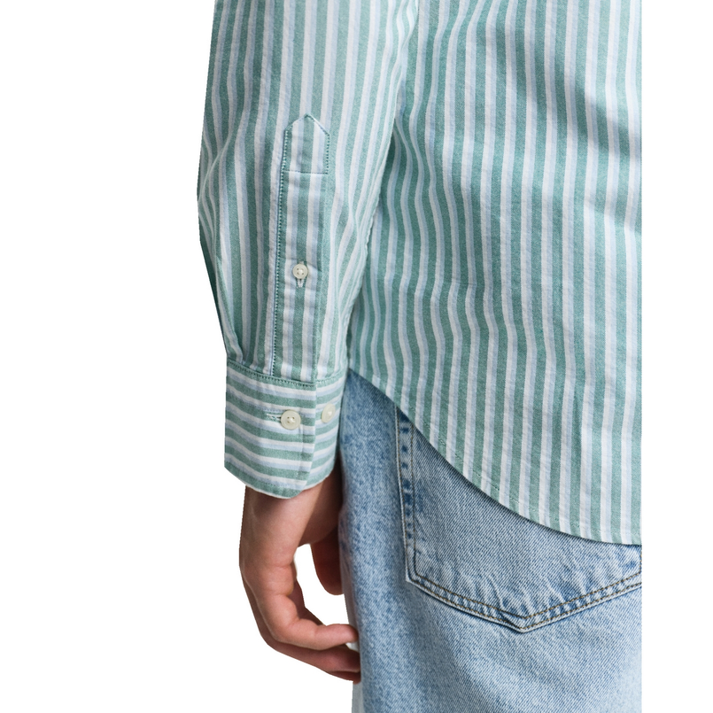 Gant Heren Overhemd 3250028.322 Groen