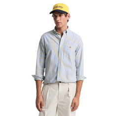 Gant Heren Overhemd 3250028.407 Midden blauw