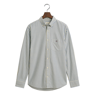 Gant Heren Overhemd 3250028.407 Midden blauw