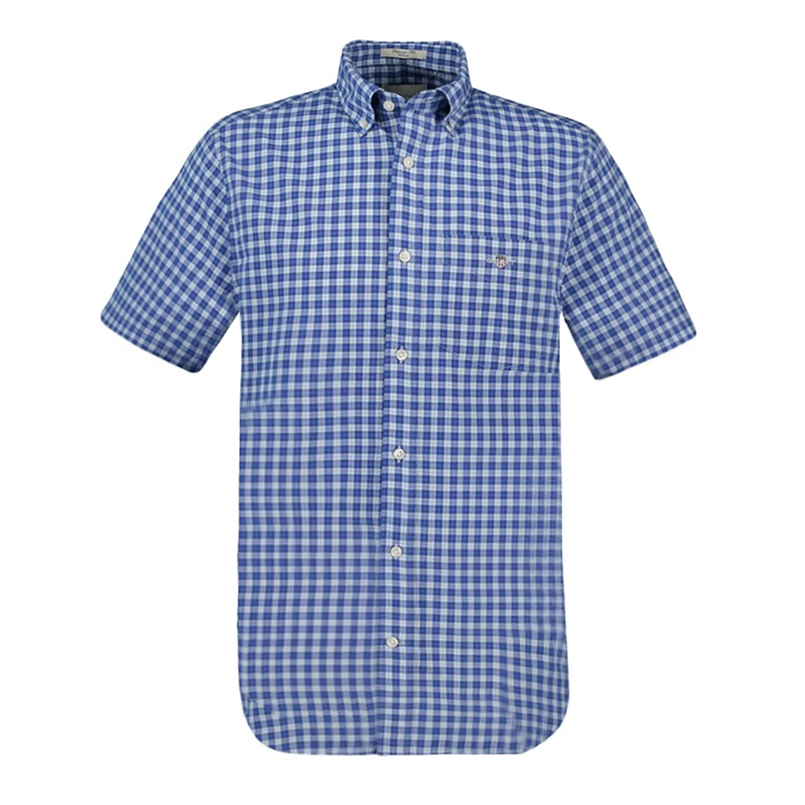 Gant Heren Overhemd 3250034.407 Blauw
