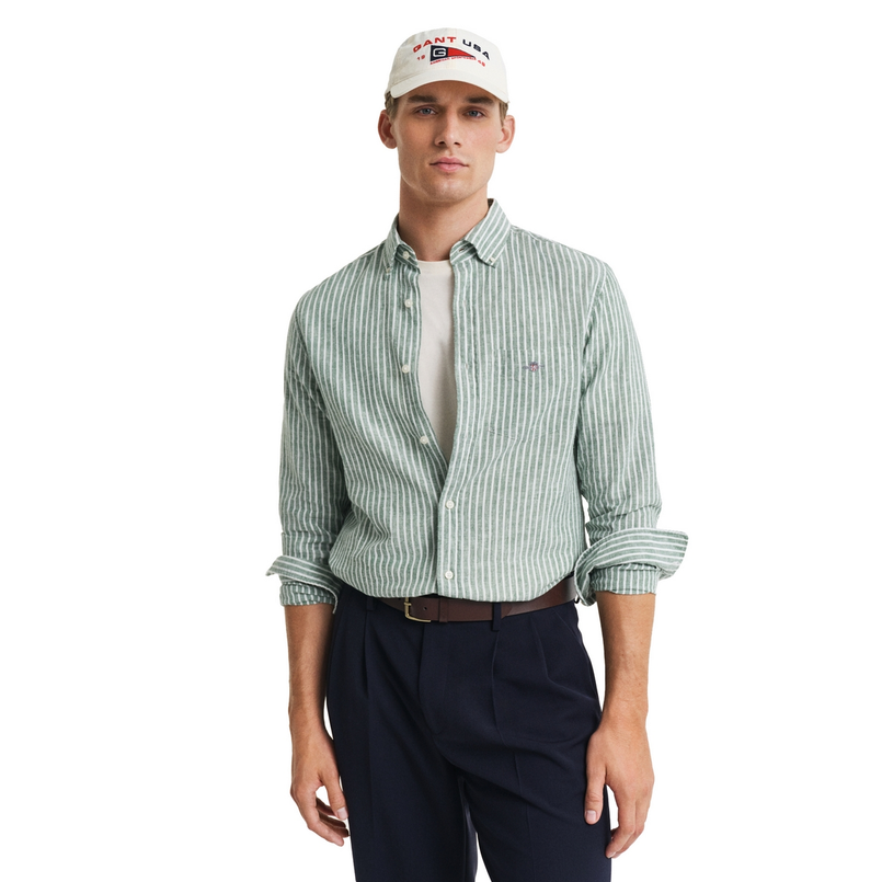 Gant Heren Overhemd 3250038.318 Mint