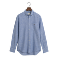 Gant Heren Overhemd 3250038.407 Midden blauw