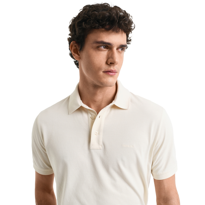 Gant Heren Polo 2014057.164 OFF-WHITE