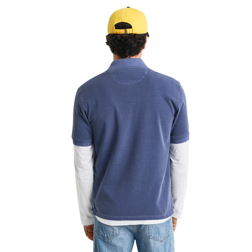 Gant Heren Polo 2014057.401 Midden blauw
