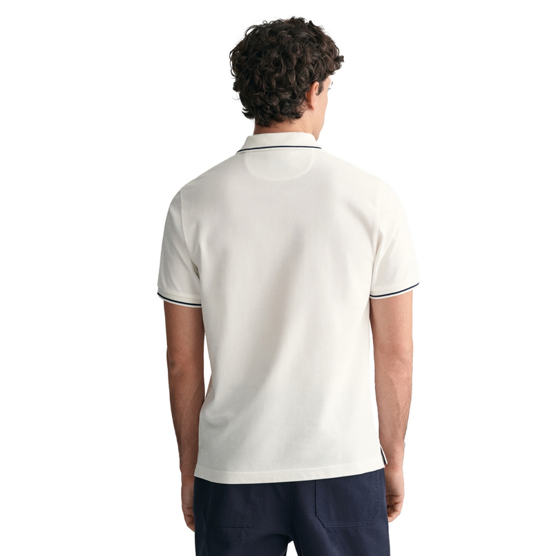 Gant Heren Polo 2062034.110 Wit