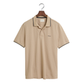 Gant Heren Polo 2062034.277 Taupe