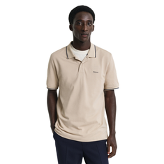 Gant Heren Polo 2062034.277 Taupe