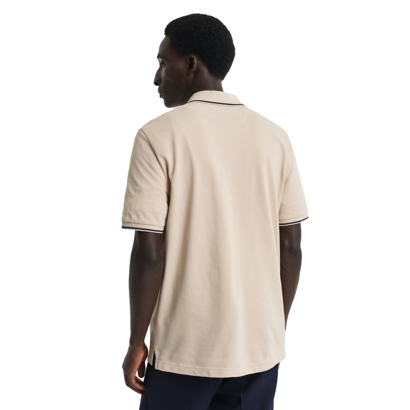 Gant Heren Polo 2062034.277 Taupe