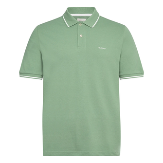 Gant Heren Polo 2062034.362 Olijf