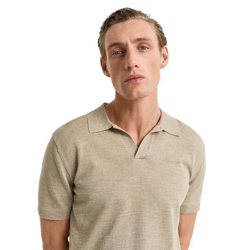 Gant Heren Polo 8050245.277 Beige