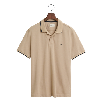 Gant Heren Polo KM 2062034.277 Taupe