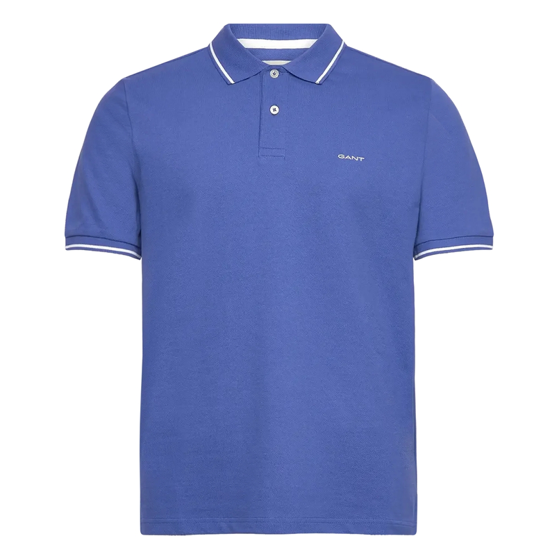 Gant Heren Polo KM 2062034.407 Blauw
