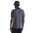 Gant Heren Polo SS 2057029.423 Midden blauw