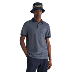 Gant Heren Polo SS 2057029.423 Midden blauw