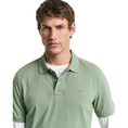 Gant Heren Polo SS 2210.362 Olijf