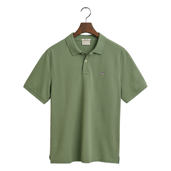Gant Heren Polo SS 2210.362 Olijf