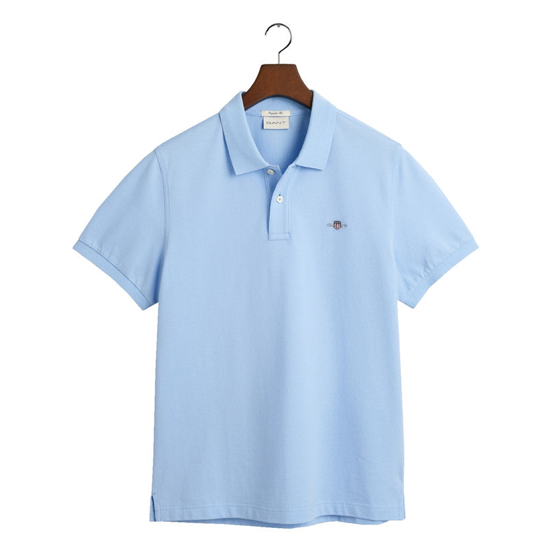 Gant Heren Polo SS 2210.468 Blauw mele