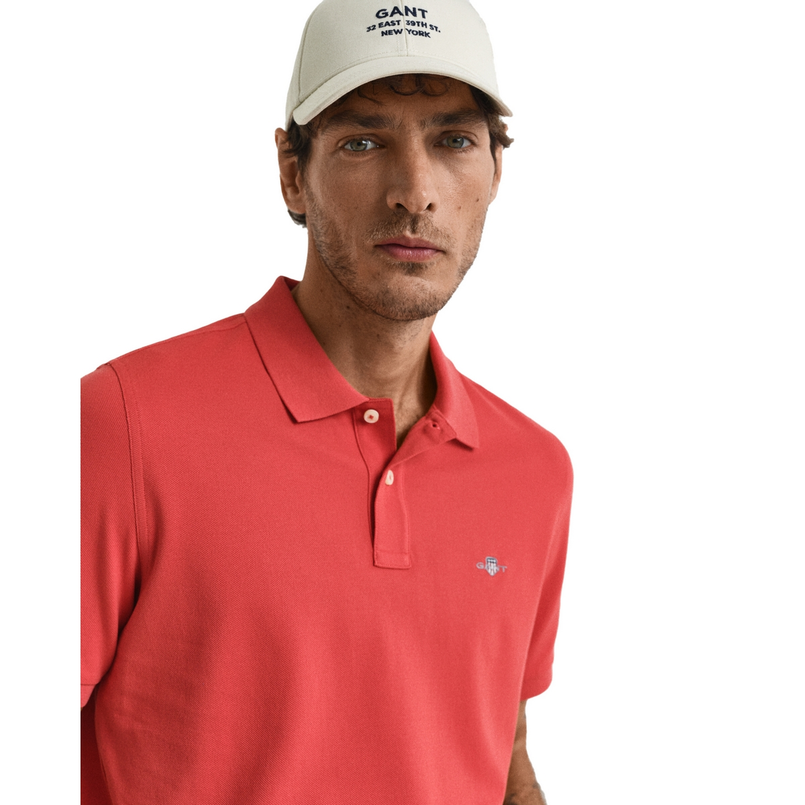 Gant Heren Polo SS 2210.643 Brique