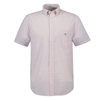 Gant Heren Shirt ruit KM 3250034.662 Roze