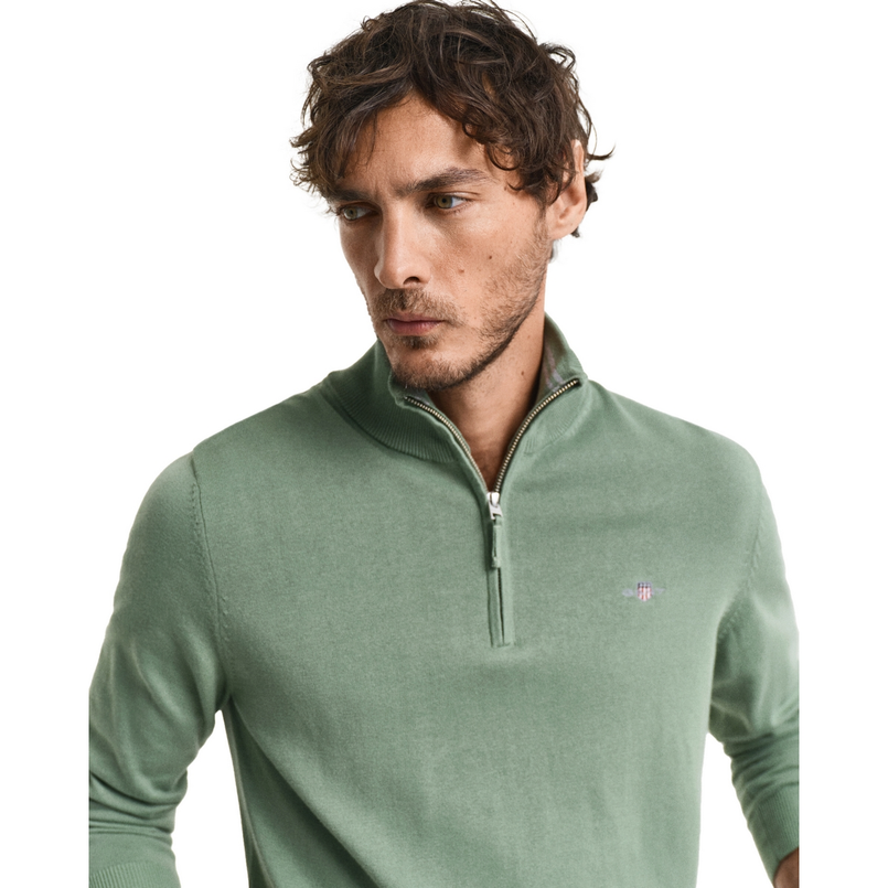 Gant Heren Zipper 8030564.362 Olijf