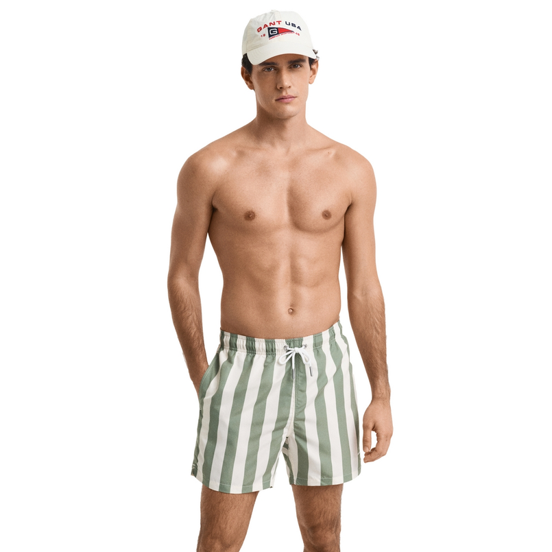 Gant Heren Zwembroek 922516006.362 Groen dessin