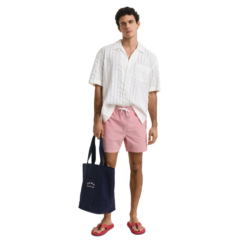 Gant Heren Zwemshorts 922516001.630 Rood dessin