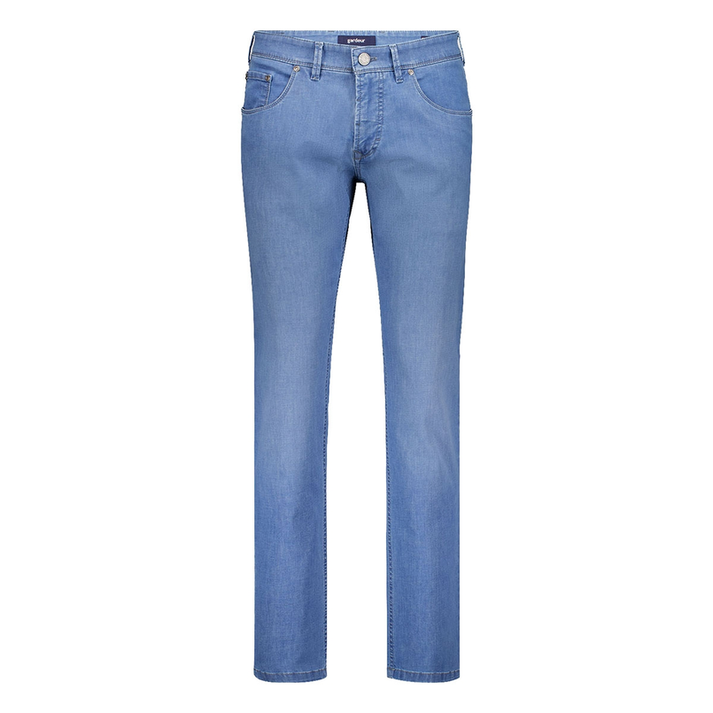Gardeur Bleached blue denim