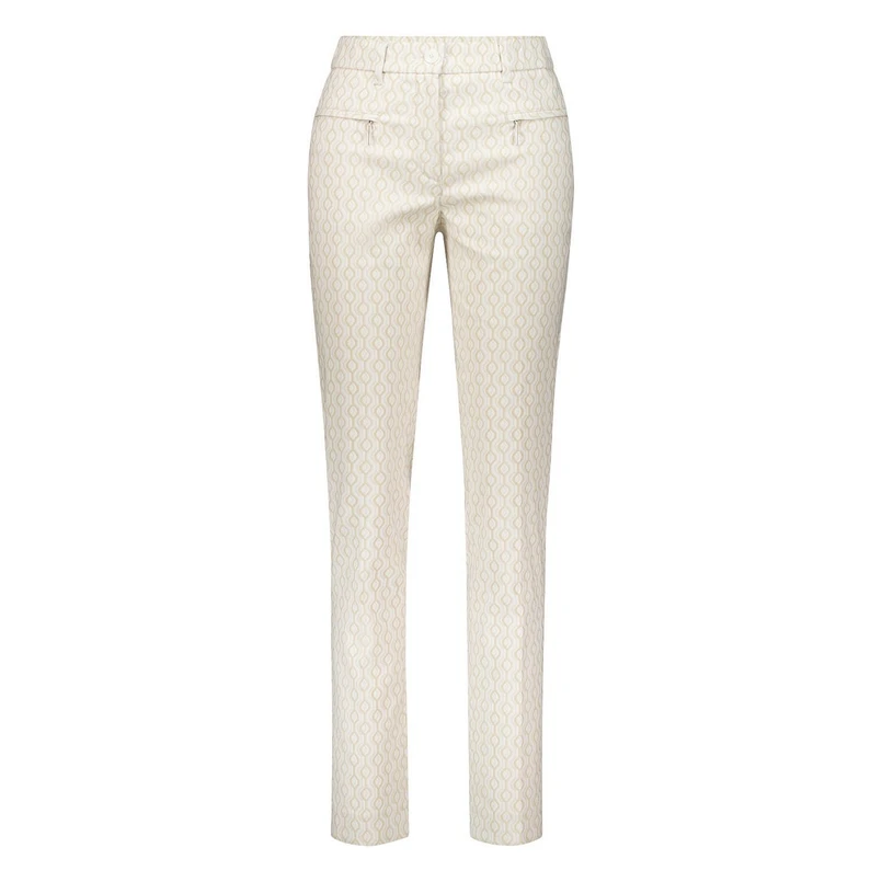 Gardeur Dames Broek Zene51 646591 Blauw dessin