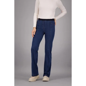 Gardeur Dames Broek Zilla 670621 Dark blue denim
