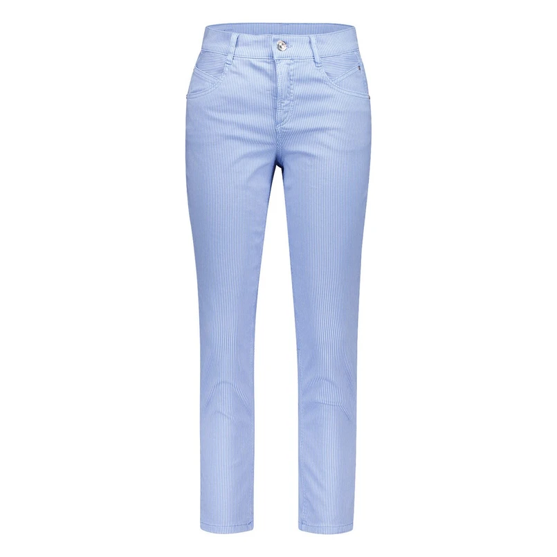 Gardeur Dames Broek Zuri128 80951 Blauw dessin