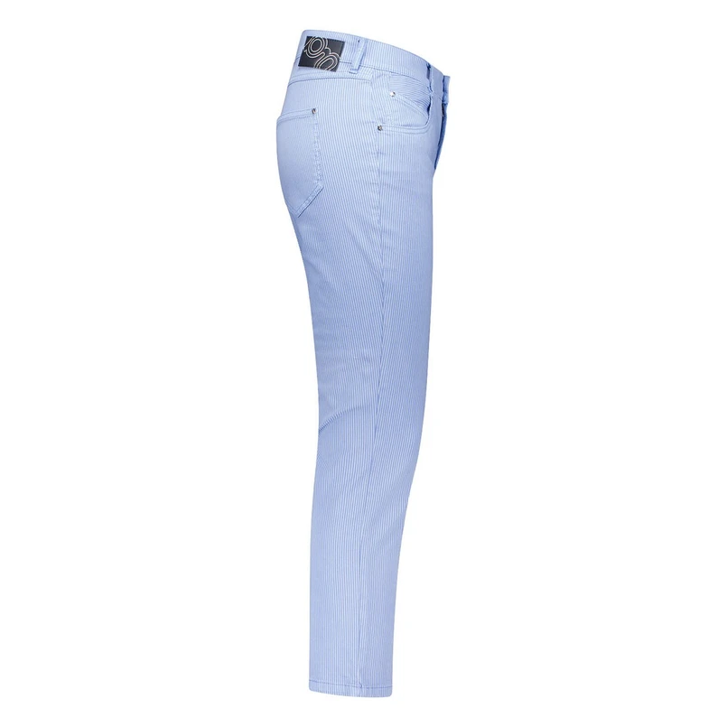Gardeur Dames Broek Zuri128 80951 Blauw dessin
