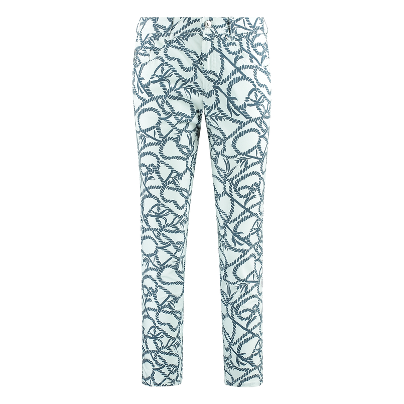 Gardeur Dames Broek Zuri131 646501 Blauw dessin