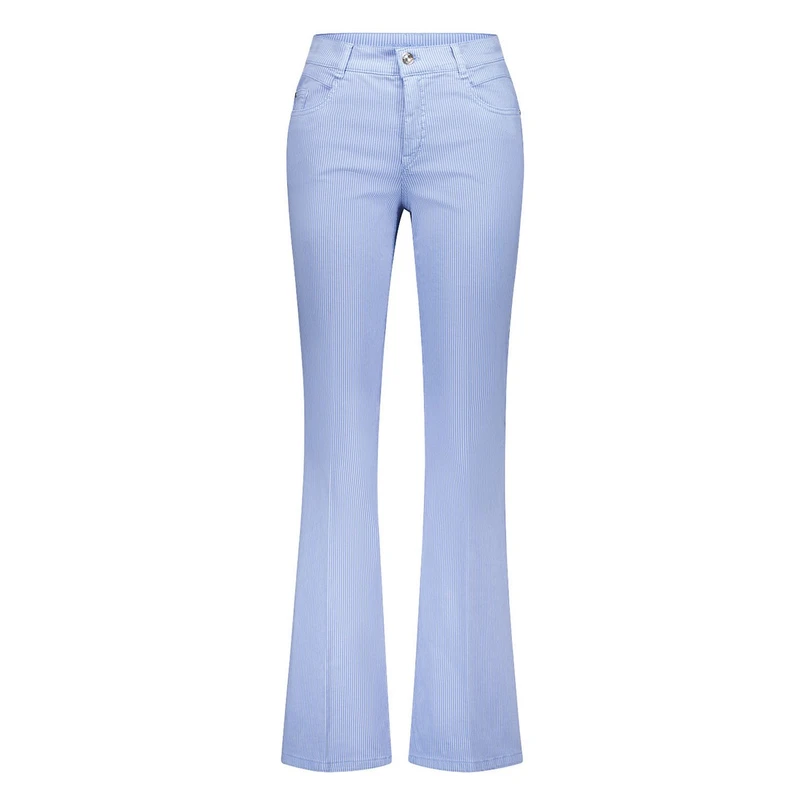 Gardeur Dames Flared-broek Zuri126 80951 Blauw dessin
