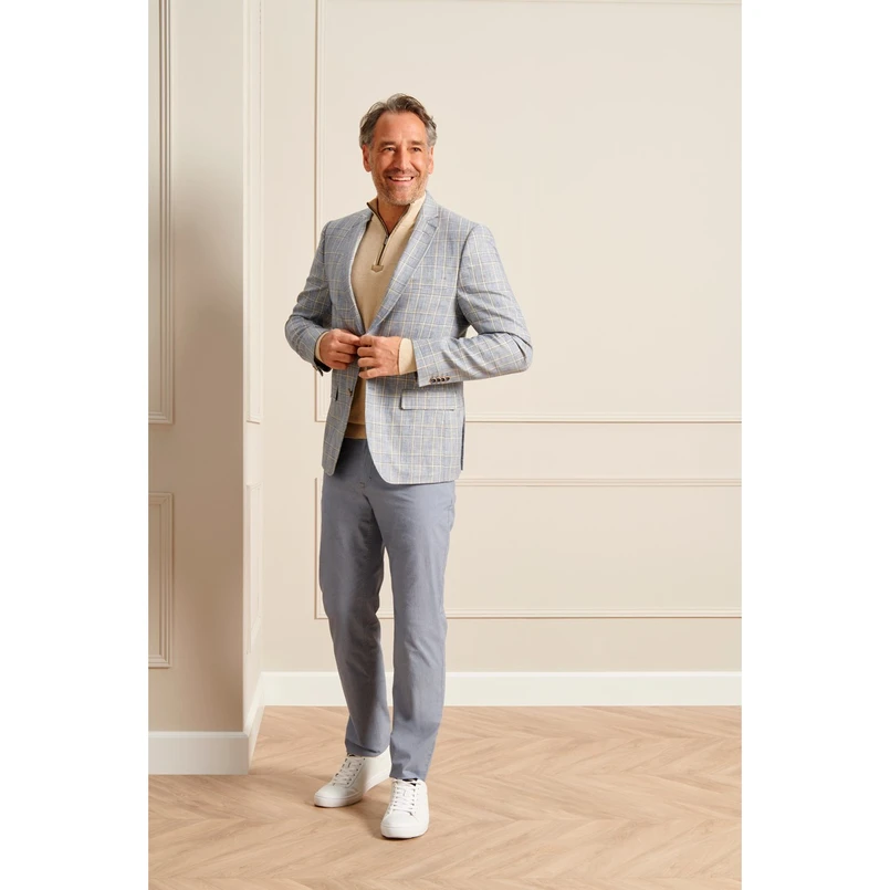 Gardeur Heren Broek Bill-3 441001 Bleu