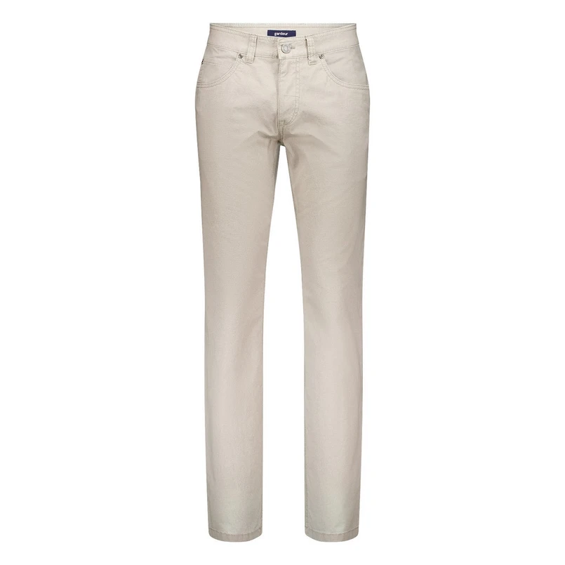 Gardeur Heren Broek Bill-3 441021 Bruin dessin