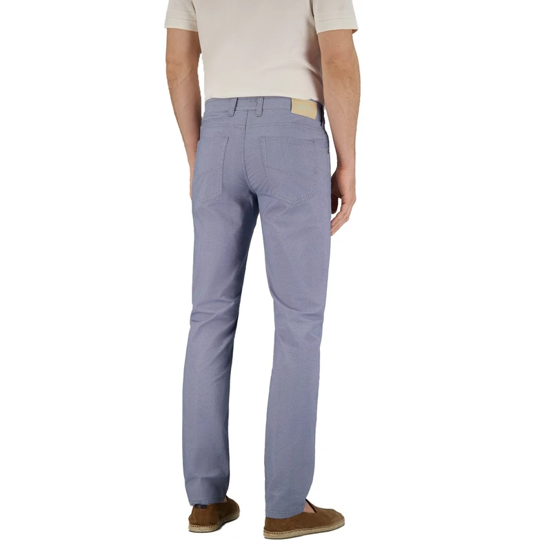 Gardeur Heren Broek Bill-3 441021 Midden blauw