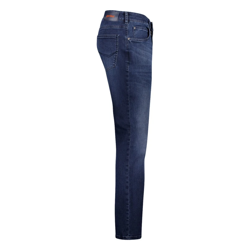 Gardeur Heren Broek Bradley-1 471911 Dark blue denim