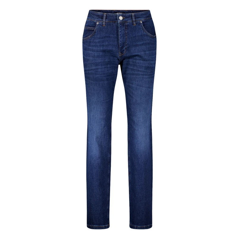 Gardeur Heren Broek Bradley-1 471911 Dark blue denim