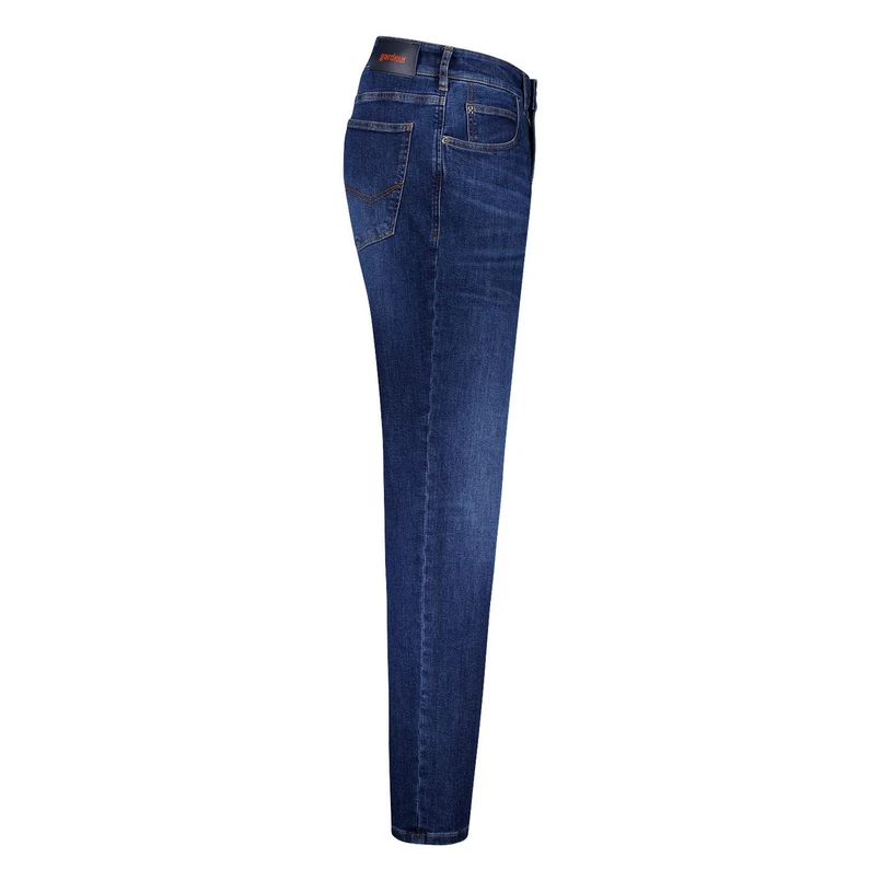 Gardeur Heren Broek Bradley-1 471911 Dark blue denim