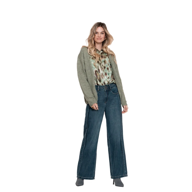 Geisha Bleached blue denim