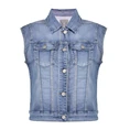 Geisha Dames Blazer 55021-10 Mid blue denim