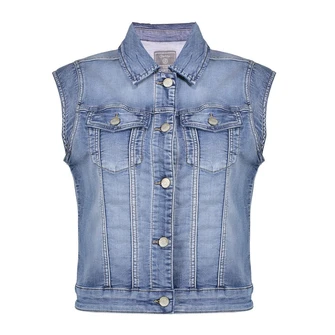 Geisha Dames Blazer 55021-10 Mid blue denim