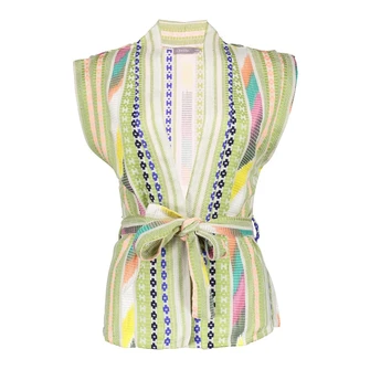 Geisha Dames Blazer 55066-21 Groen dessin